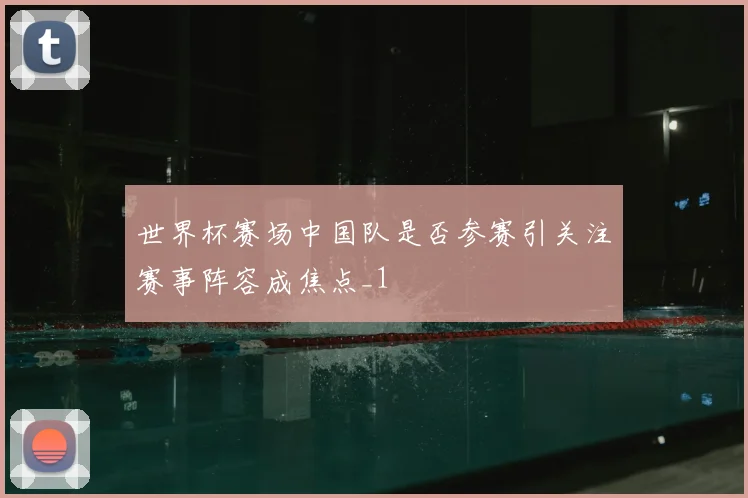 世界杯赛场中国队是否参赛引关注赛事阵容成焦点_1