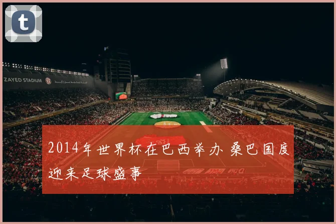 2014年世界杯在巴西举办 桑巴国度迎来足球盛事